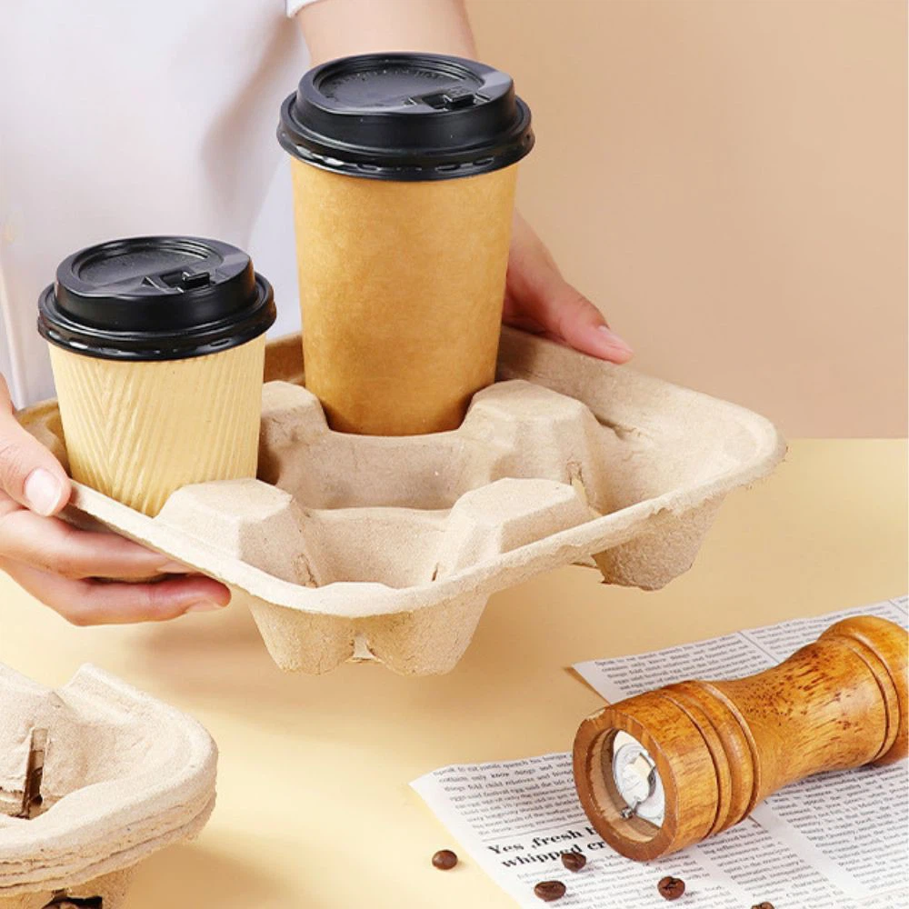 bamboo fiber coffee carrier bamboo fiber coffee carrier